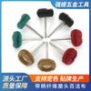 Cabezal de rectificado de nylon de 40 piezas con mango cabezal de rectificado de fibra cabezal de rectificado de paño de fregar cabezal de rectificado de trefilado accesorios para máquina de rectificado