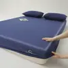 Funda de colchón de algodón tejida transfronteriza, protector de colchón para dormir estilo hotel, funda protectora de cobertura total para colchón Simmons, funda a prueba de suciedad y polvo