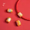 Loja de ouro com acessórios de ouro para DIY, contas de transferência de mana de seis palavras, acessórios para pulseiras de contas, acessórios tecidos à mão