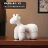 Enfeites de Cavalo em Cerâmica Estilo Medieval, Decorações de Alto Padrão para Gabinete de TV e Bar de Vinhos na Sala de Estar, Presentes de Inauguração, Estilo Antigo
