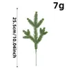 Plantas artificiales, varios tipos de agujas de pino, decoraciones de Navidad, accesorios para plantas, guirnaldas decorativas navideñas, plantas verdes artificiales de plástico