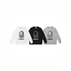 Sudadera con cuello redondo estampada de la marca de moda BAPE Ape Head, Nueva moda Hip-Hop Otoño/Invierno para Hombres y Mujeres, Cabeza de Simio Transfronteriza