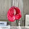 Orquídea Mariposa Artificial Arte Floral Boda Flores Falsas Arreglo de Boda Ramo Decoración Cubo de Bendición de Año Nuevo Rojo Decoración de Inserto