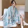 Bufanda de Cachemira Sintética Nueva de Invierno 2025 para Mujer, Chal Jacquard Versátil de Moda, Calentador de Cuello Grueso al por Mayor