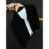Camisa de manga larga con estampado retro de escamas de dragón estilo americano, colección primavera/otoño para hombre, moda de calle, corte holgado, casual, camisa/chaqueta versátil