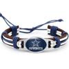 Pulseiras Populares de Couro Genuíno da Liga de Futebol Profissional NFL 32 Liga Nacional de Futebol