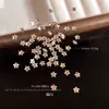 Mini Estrella Explosiva Zircón Diamante Accesorios para Uñas Arte de Uñas Champagne Blanco Forma Especial Fondo Plano Uñas Portátiles Decoraciones al por Mayor