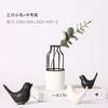 Ornamentos de Pássaros de Cerâmica Preta Criativos Simples Modernos Decoração Suave Sala de Estar Quarto Mesa de Trabalho Escritório Decorações Suaves