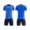Roupas de Futebol Estampadas para Crianças Classe A Conjunto Esportivo Camisa de Manga Curta Masculina e Feminina Roupas para Acampamento de Treinamento de Estudantes Equipe de Competição