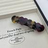 Pinza de resorte con puntadas de amor coreanas, pinza francesa de ácido acético de alta gama, pinza lateral para mujer, pinza para el cabello dulce en la parte posterior de la cabeza