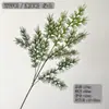 Planta Artificial Gigante de Pinheiro Verde Grama Verde Pinheiro Profundo Muda Arco Decoração Arranjo Floral Casamento Folha Fina Galho Longo Base com Galhos e Folhas