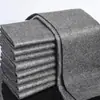 Paño de limpieza negro engrosado, sin rayas, práctico y absorbente, paño mágico para limpieza perezosa, paño para lavar autos y trapear pisos