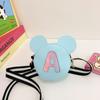 Bolsos para Niños Estilo Coreano Bolso de Hombro para Niñas Lindo Monedero Infantil de Mickey Dibujos Animados Moda PU Bolso de Hombro para Niños y Niñas