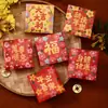 Año del Caballo Dibujo Animado Sobre Rojo Al Por Mayor Cuadrado Pequeño Cien Yuan Paquete de Suerte de Año Nuevo Personalizado Creativo Regalo de Recuerdo Neutro