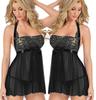 Lencería sexy transfronteriza con falda de gasa ajustada a la cadera, ropa de uniforme sexy para rasgar con pasión, pijamas calientes, encaje coqueto