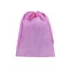 Bolsa de cordón no tejida con cordón, disponible en stock, para zapatos prensados en caliente, bolsa de almacenamiento a prueba de polvo, bolsa no tejida multiusos, venta al por mayor