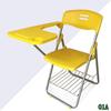 Cadeira de treinamento ampliada para sala de aula com prancheta, cadeira de conferência dobrável, conjunto de mesa e cadeira para estudantes, organização, cadeira única para ensino e escrita