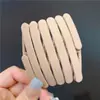 Diadema Plegable Color Morandi para Mujer, Portátil para Viaje, Deformable, para Lavado Facial, Estilo Francés Retro, Pinza para el Cabello, Tocado, Verano