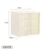 Caja de almacenamiento de cuentas de cristal, cuentas sueltas de vidrio, joyería de escritorio, cajón transparente, rejilla de cuentas, caja de material de bricolaje hecha a mano