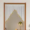 Cortina de Puerta Mágica con Cinta de Velcro a Prueba de Mosquitos de Verano, Cortina de Puerta de Encaje sin Taladro, Cortina de Ventana para Dormitorio, Cortina Divisoria para el Hogar para Todas las Estaciones