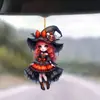 Pingente Decorativo Acrílico Design Fofo Pingente Decorativo para Retrovisor de Carro Decoração de Árvore de Natal