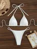 Playa Fuente Termal Sexy Damas Europeo y Americano Amazon Nuevo Bikini Bikini de Atar Traje de Baño Ropa de Baño 2026