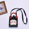Bolso de Teléfono Móvil de Punto para Mujer de Gama Alta, Ins, Nicho, Hebilla Magnética, Bolso Tejido, Bolso de Hombro Cruzado Versátil, Bolso de Mano