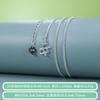 Collar de Plata Pura 999 25 Collares de Plata Esterlina Chopard Collar para Clavícula Geométrico Roto de Ensueño Chopard Cadena de Extensión Versátil