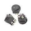 Interruptor Tipo Barco Interruptor Basculante Redondo Abertura 20mm Interruptor Basculante Redondo 4 Pines Interruptor Redondo Blanco