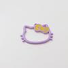 Nuevo Colgante de Llave de Plástico Gatito con Recorte Lindo Dibujo Animado Decoración de Bolsa Accesorios de Joyería DIY Colgante Venta al por Mayor