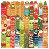 30 Marcapáginas Navideños Interesantes Transfronterizos Decoración de Libros DIY Marcapáginas de Papel para Anotaciones de Lectura Estudiantil Regalo Festivo