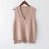 Chaleco 2022 primavera temperamento coreano para mujer cuello en V chaleco de punto al por mayor 7816