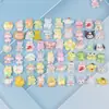 Accesorios de resina de color transparente mezclado de dibujos animados cuerda para el pelo diy pegatina para taza de agua caja de almacenamiento para refrigerador material de pegamento cremoso