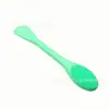 Pincel de Máscara de Silicone Pincel de Lavar o Rosto Bastão Ajustável Dupla Utilização Recebido Removedor de Maquiagem Escova de Limpeza Silicone Durável Limpeza de Poros