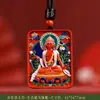 Colgante Pintado de Cinabrio Thangka Zodiaco Dios Guardián Benmingfo Collar Benmingnian