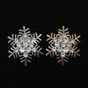 Nuevos accesorios de aleación para joyería DIY de copo de nieve grande con incrustaciones de diamantes, material de hebilla para decoración de salida de aire de coche de belleza para carcasa de teléfono móvil