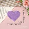 Pegatina de Tela Bordada Siete Colores Amor Adhesivo Termofusible Pegatina Bordada Parche para Agujeros Rotos en la Ropa Accesorios para Prendas Hechos a Mano DIY