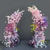Nuevo Arco de Hierro Forjado para Bodas Soporte de Flores Puerta de Cuerno de Toro Puerta de Cuerno de Oveja Decoración de Boda al Aire Libre Arco Decoración de Fondo de Boda
