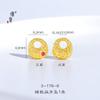 Jin Yan no se ha desvanecido en mucho tiempo.. Pulsera enrollada de oro arena vietnamita método antiguo color cuerda estilo Tíbet fortuna patrón martillo de la suerte pequeño lingote de oro