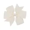 Pinzas para el pelo de cinta de satén acanalada, bestsellers europeos y americanos de Amazon transfronterizos, pinzas para el pelo de lazo de color liso, accesorios para el pelo para niños al por mayor