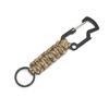 Llavero de Supervivencia para Exteriores Camping Viaje Portátil Paracord Trenzado Llavero de Montañismo Gancho de Mochila Multifuncional Hebilla