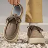 Zapatos de Hombre, Zapatos Gruesos de Suela para Cuatro Estaciones, Zapatillas Casuales Retro de Moda, Zapatos Trendy para Viajes al Aire Libre Estudiantes, Envío Directo