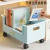 Estante de Armazenamento para Mochilas Escolares, Organizador de Livros, Estante de Armazenamento para Mesa com Rodas, de Chão, Móvel, Essencial para Salas de Aula de Estudantes