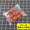 Plástico de simulação frutas falsas Mini frutas pequenas e vegetais modelo vitrine de cozinha jardim de infância iluminação adereços de fotografia