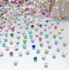 Fondo Plano 5*5mm Estrella de Cinco Puntas Cristal de Vidrio Brillante Forma Especial Diamante para Uñas Joyería para Uñas Usable Joyería para Uñas Venta al por Mayor