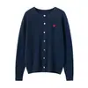 Cardigan de tricô Consinee 100% cashmere puro|Versátil com bordado de coração estilo college para mulheres|Suéter coat macio e aconchegante