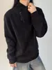Nueva colección de otoño 2025 para hombre: sudadera de cuello redondo con diseño de cielo estrellado, prenda exterior estilo americano de forro polar pesado con estampado de cebra