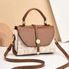 Bolsos Europeos y Americanos Bolso Bandolera para Mujer 2025 Nuevo Bolso Retro de Mano Un Solo Hombro Estampado Lujo Ligero Bolso Cuadrado Pequeño Bolso de Mujer Transfronterizo