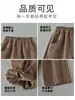 Pantalones de chándal para niña 2026 nuevo estilo de otoño pantalones rectos para niño pantalones de pierna ancha para niña pequeña pantalones casuales para bebé pantalones para niños