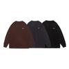 Ropa para Hombre North Boundary Estilo Americano Marca de Tendencia Otoño 2025 Nuevo Estampado de Letras Pequeñas Cuello Redondo Ajuste Holgado para Pareja Sudadera Oversize